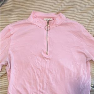 Long sleeve pink shirt